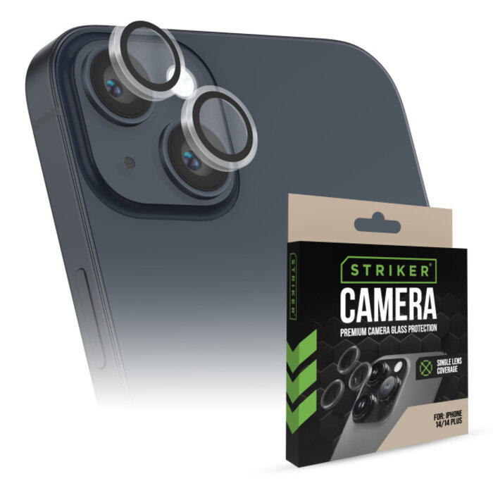 Striker Striker Single Lens Camera Protector Transparant - iPhone 14 / 14 Plus
