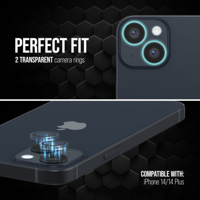 Striker Striker Single Lens Camera Protector Transparant - iPhone 14 / 14 Plus