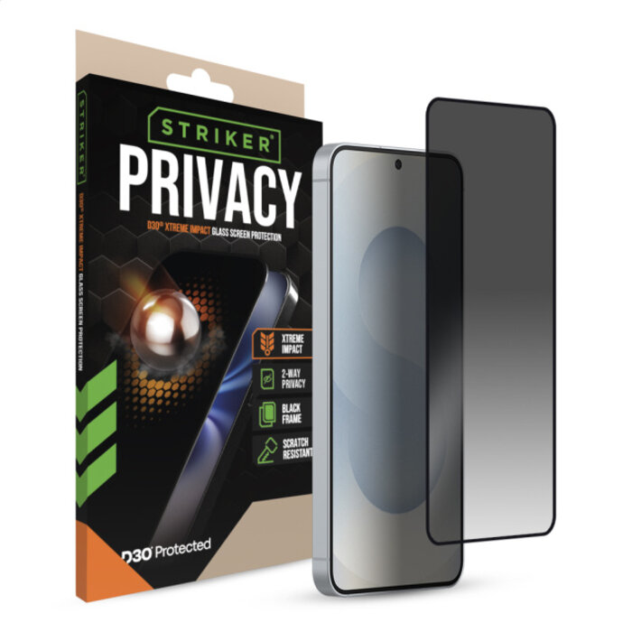Striker Striker D3O Xtreme Impact Privacy Glass - Samsung Galaxy S24 5G / S25 5G