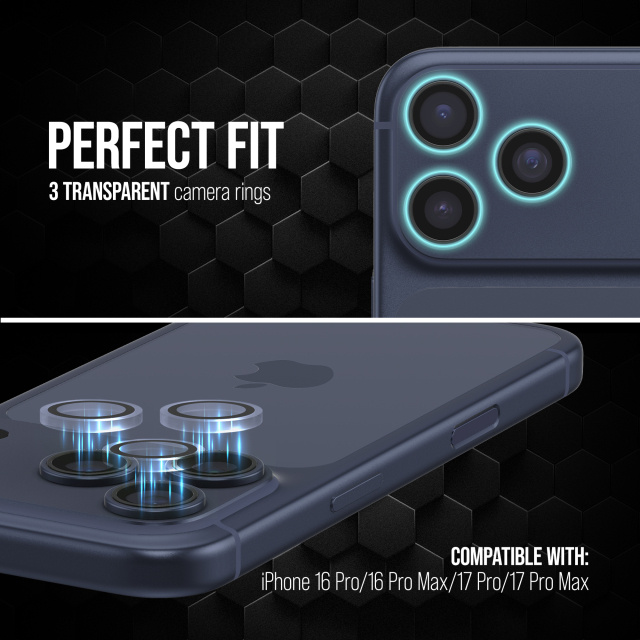 Striker Striker Single Lens Glass Camera Protector iPhone 16/17 Pro (Max)