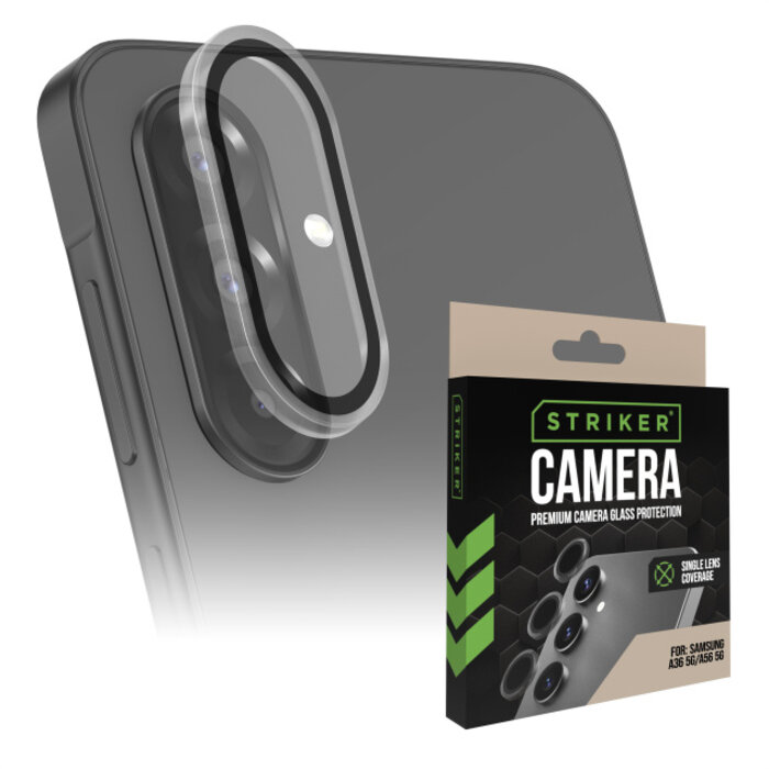 Striker Striker Single Lens Camera Protector Samsung Galaxy A57 5G - Transparant