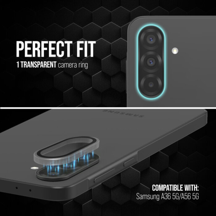 Striker Striker Single Lens Camera Protector Samsung Galaxy A57 5G - Transparant