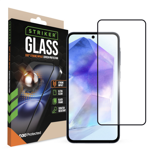 Striker Striker D3O Xtreme Impact Glass Screen Protector - Samsung Galaxy A56/A57/S25 FE