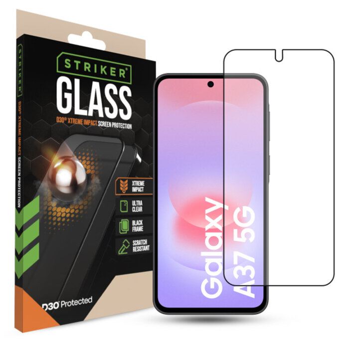 Striker Striker D3O Xtreme Impact Screen Protector - Samsung Galaxy A36/A37/A27 5G