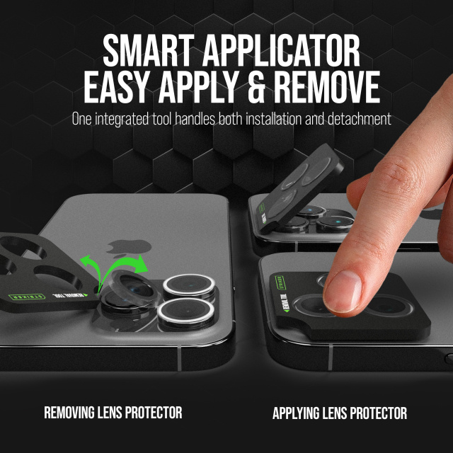 Striker Striker Single Lens Glass Camera Protector iPhone 18 Pro / Max - Transparant