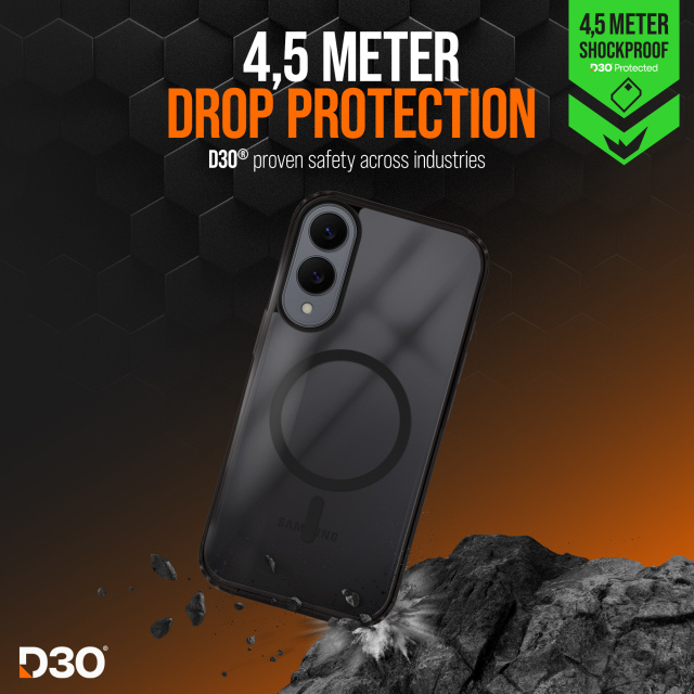 Striker Striker X-Core D3O Xtreme Impact Mag Case - Samsung S25 Edge 5G - Zwart