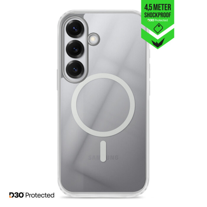 Striker Striker X-Core D3O Xtreme Impact Mag Case Clear voor Samsung Galaxy S25 5G