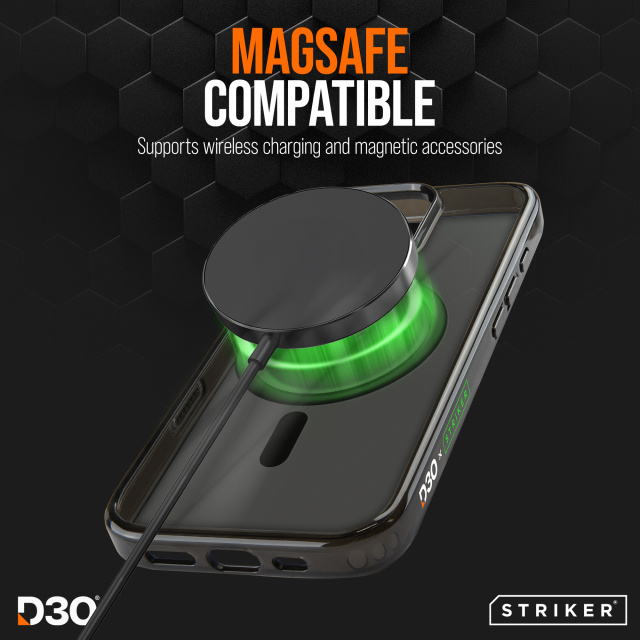Striker Striker X-Core - D3O Xtreme Impact Mag Case - Samsung S25 FE - Zwart