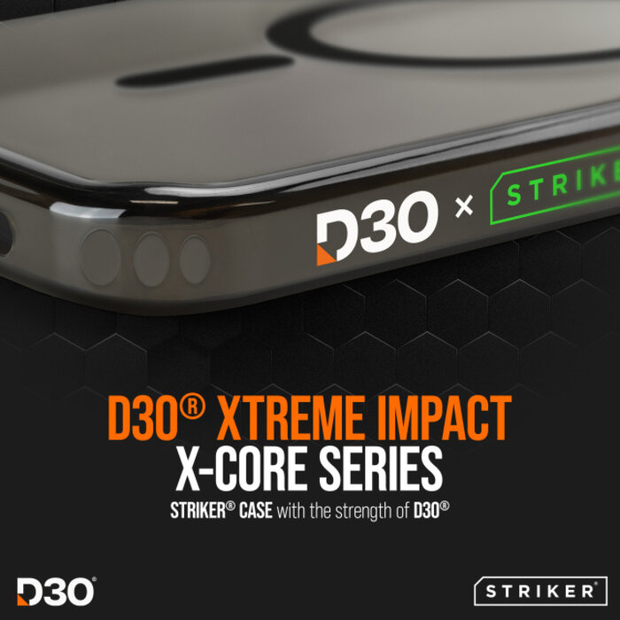 Striker Striker X-Core D3O Impact Mag Case - Samsung Galaxy S26+ 5G - Zwart