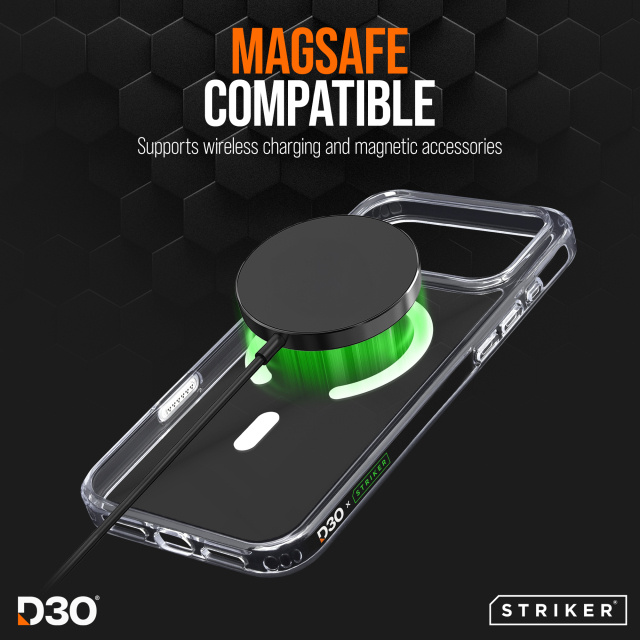 Striker Striker X-Core D3O Xtreme Impact Mag Case Clear - Samsung Galaxy S26+ 5G
