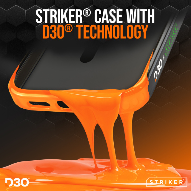 Striker Striker X-Core D3O Xtreme Impact Mag Case - Zwart - Samsung S26 FE 5G