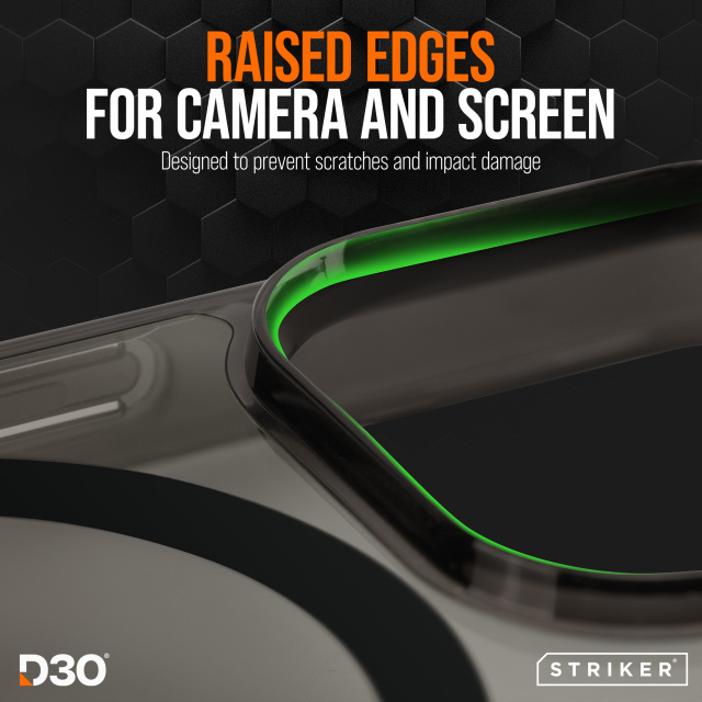 Striker Striker X-Core D3O Xtreme Impact Mag Case - Zwart - Samsung S26 FE 5G