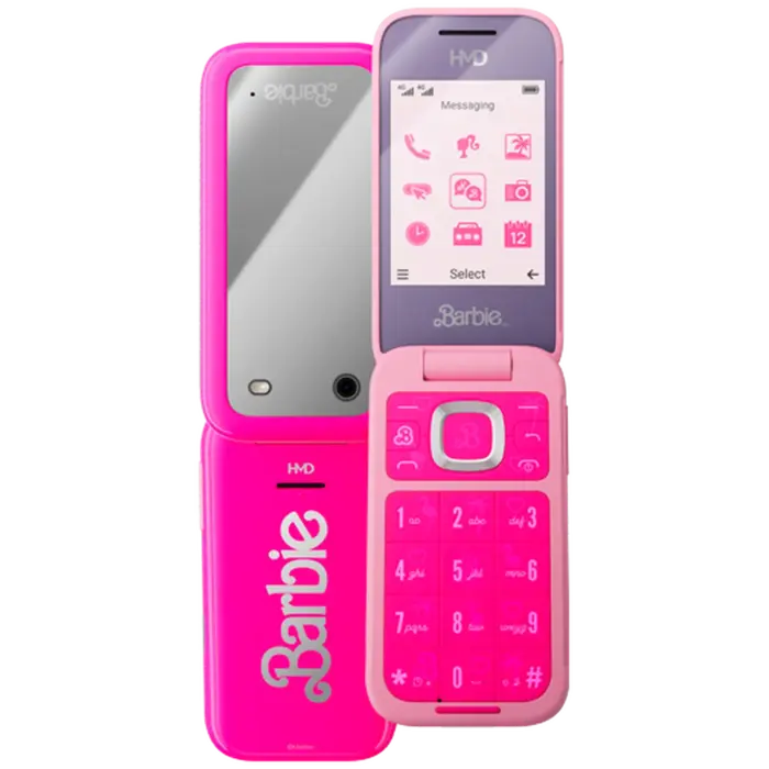 HMD HMD Barbie Phone Roze - 4G Klaptelefoon