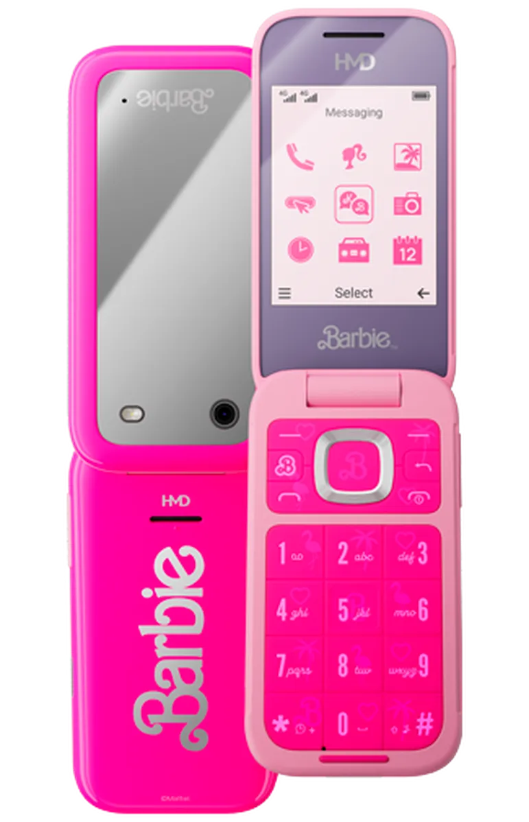 HMD HMD Barbie Phone Roze - 4G Klaptelefoon