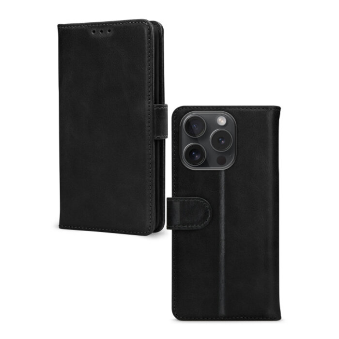 Mobilize Mobilize Leather Wallet Apple iPhone 15 Pro Black