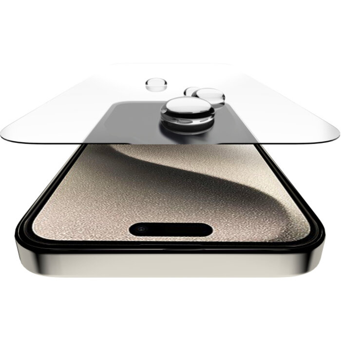 ITSKINS ITSKINS Supreme Glass Screen Protector with Alignment Tool Apple iPhone 15 Pro Clear