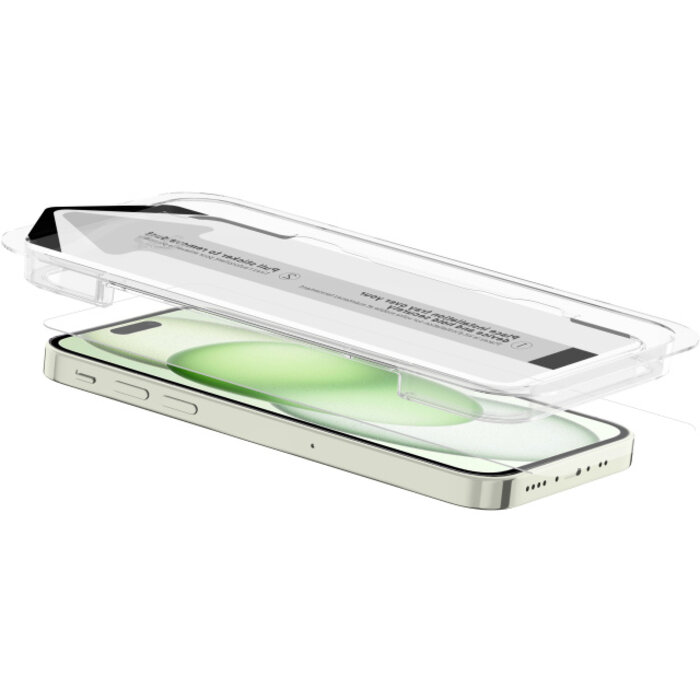 ITSKINS ITSKINS Supreme Glass Screen Protector with Alignment Tool Apple iPhone 15 Plus Clear