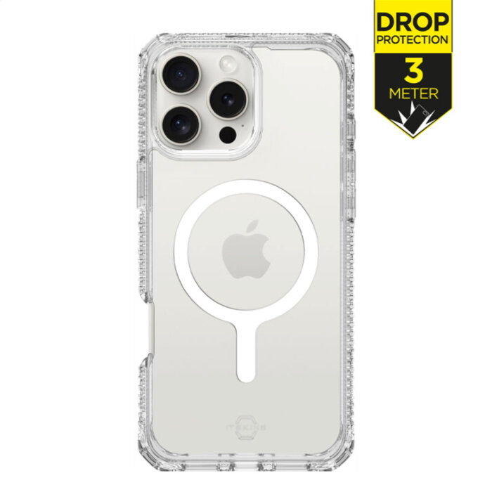 ITSKINS ITSKINS Level 2 HybridMagClear_R for Apple iPhone 16 Pro Transparent