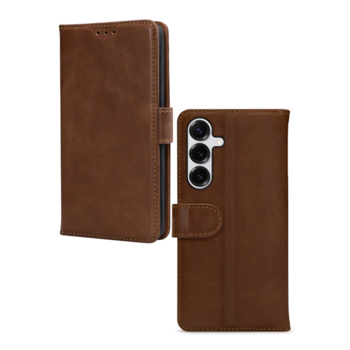Mobilize Mobilize Leather Wallet Samsung Galaxy S25+ 5G Brown