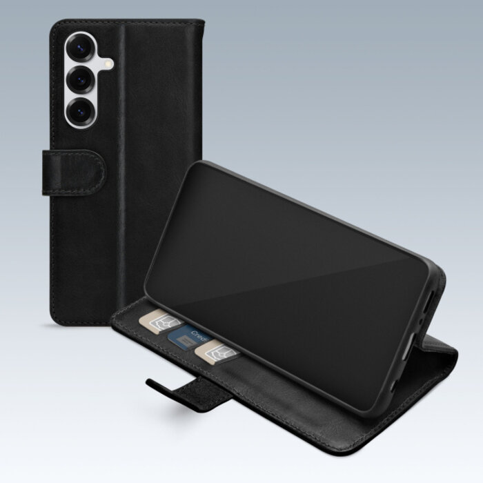 Mobilize Mobilize Premium Gelly Wallet Book Case Samsung Galaxy S25+ 5G Black