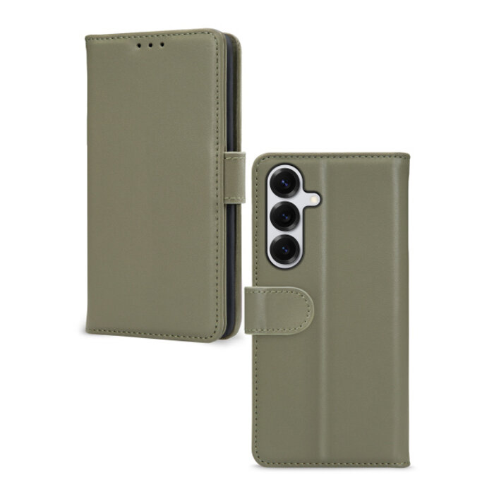 Mobilize Mobilize Premium Gelly Wallet Book Case Samsung Galaxy S25 5G Green