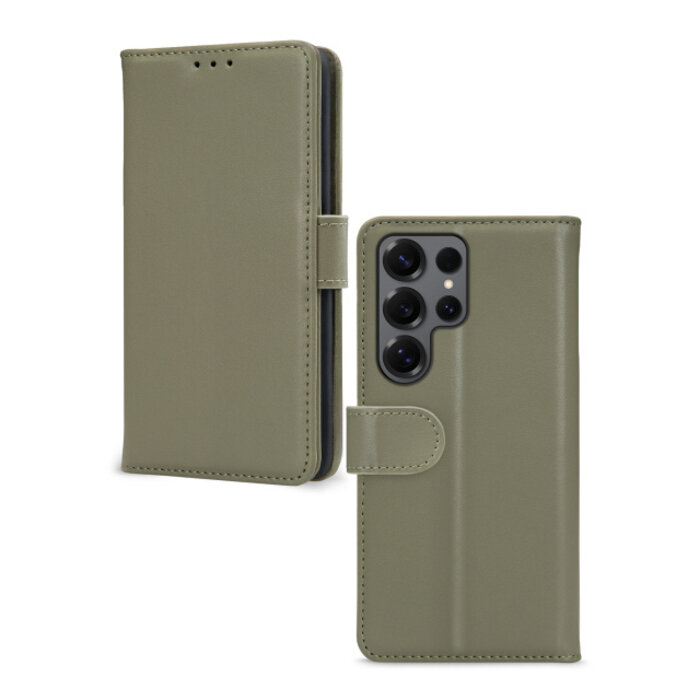 Mobilize Mobilize Premium Gelly Wallet Book Case Samsung Galaxy S25 Ultra 5G Green