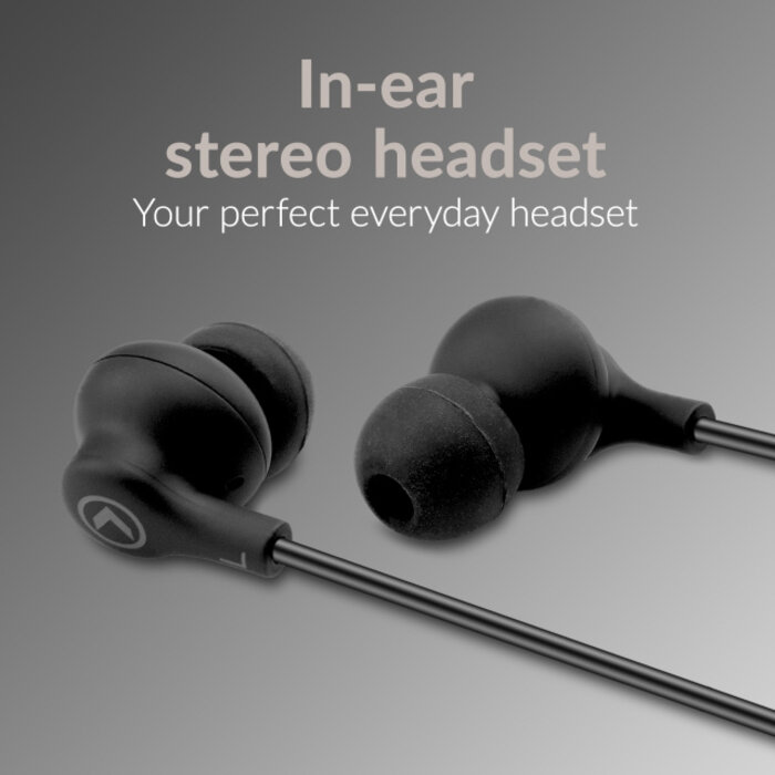 Mobilize Mobilize In-ear Stereo Headset with Remote 3.5mm Black