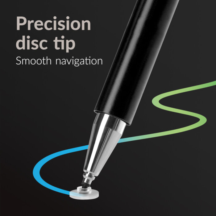 Mobilize Mobilize High Sensitive 2in1 Capacitive Stylus Pen Black