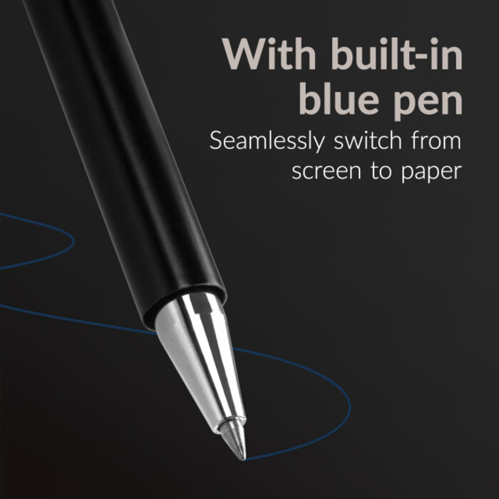 Mobilize Mobilize High Sensitive 2in1 Capacitive Stylus Pen Black