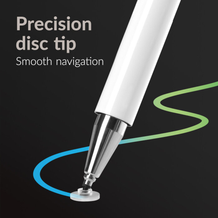Mobilize Mobilize High Sensitive 2in1 Capacitive Stylus Pen White