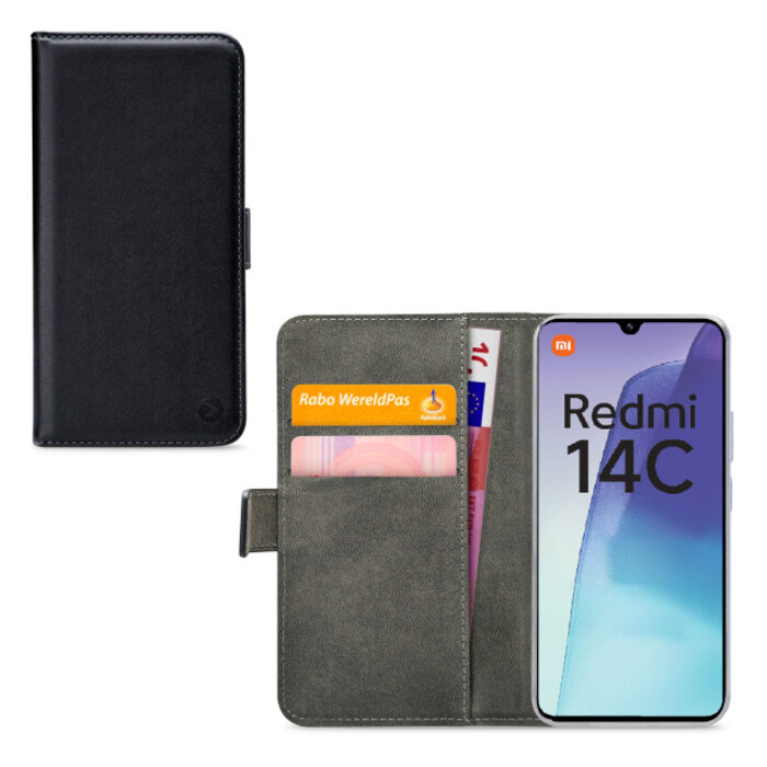 Mobilize Mobilize Classic Gelly Wallet Book Case Xiaomi Poco C75/Redmi 14C Black