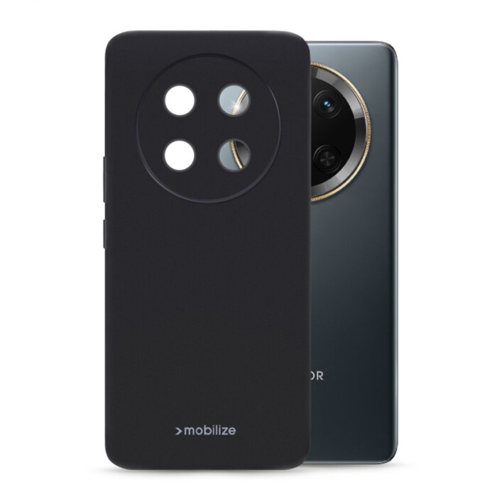 Mobilize Mobilize Rubber Gelly Case Honor Magic7 Matt Black