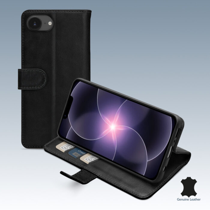 Mobilize Mobilize Leather Wallet Apple iPhone 16e/17e Black