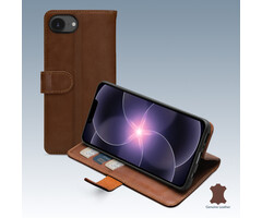 Mobilize Mobilize Leather Wallet Case Apple iPhone 16e/17e - Bruin