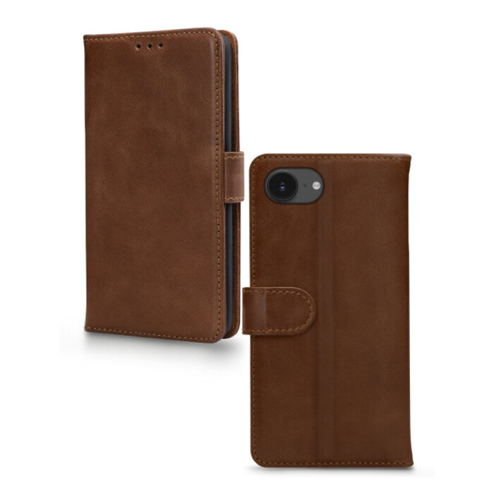 Mobilize Mobilize Leather Wallet Apple iPhone 16e/17e Brown