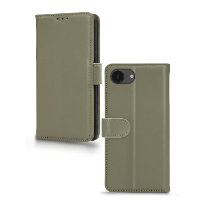 Mobilize Mobilize Premium Gelly Wallet Book Case Apple iPhone 16e/17e Green
