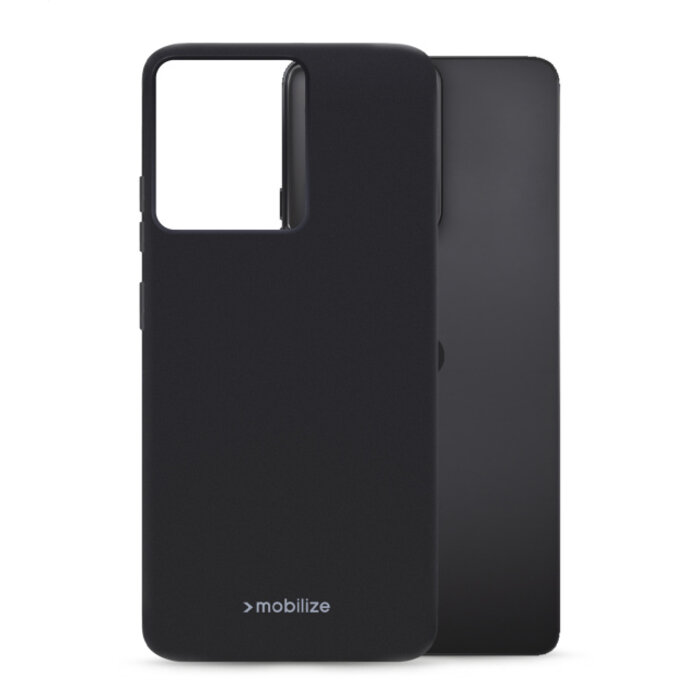 Mobilize Mobilize Rubber Gelly Case Motorola Moto G75 5G Matt Black