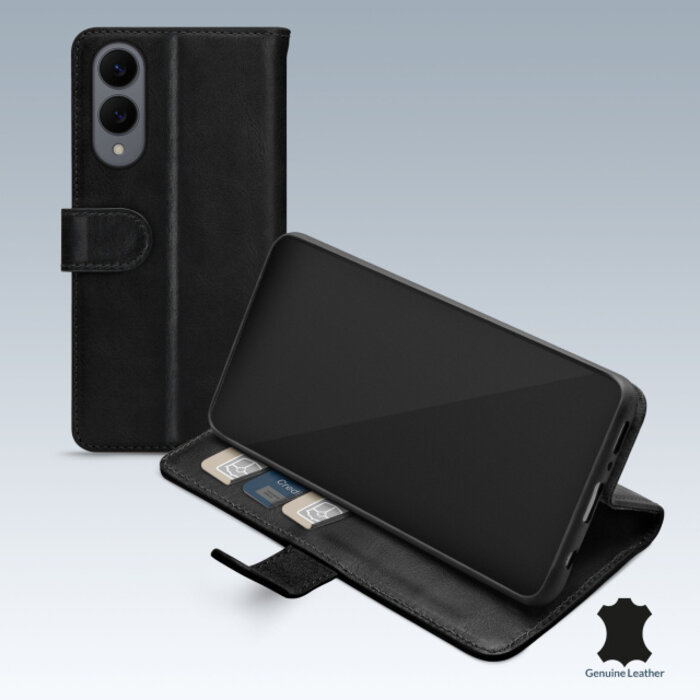 Mobilize Mobilize Leather Wallet Samsung Galaxy S25 Edge 5G Black