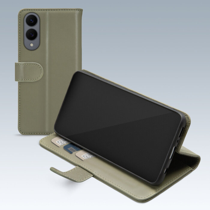 Mobilize Mobilize Premium Gelly Wallet Book Case Samsung Galaxy S25 Edge 5G Green