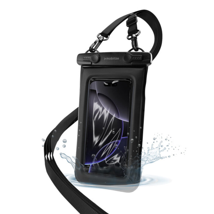 Mobilize Mobilize Universal Waterproof Floating Bag IP68 incl. Lanyard Black