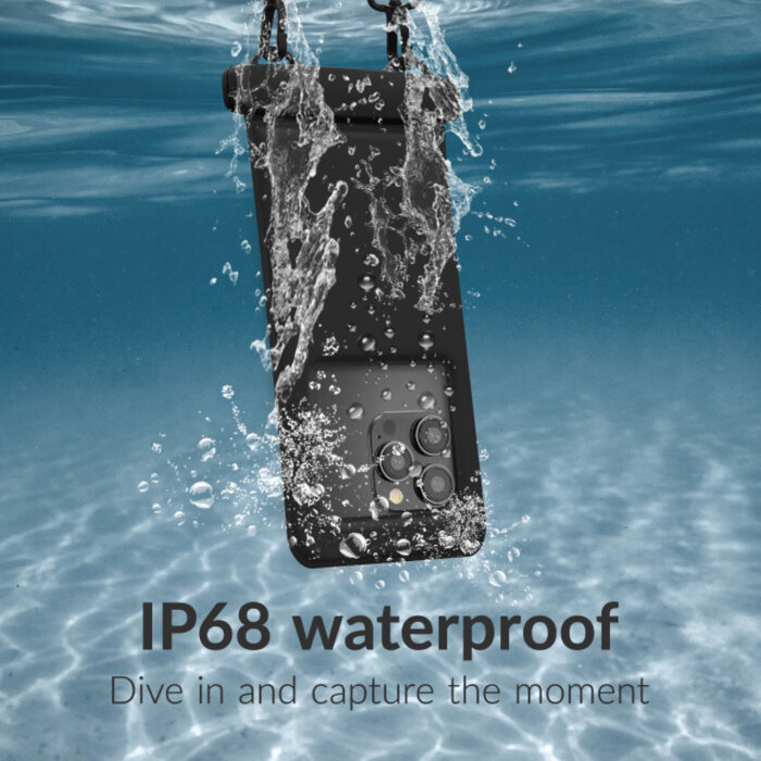 Mobilize Mobilize Universal Waterproof Floating Bag IP68 incl. Lanyard Black