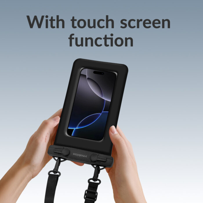 Mobilize Mobilize Universal Waterproof Floating Bag IP68 incl. Lanyard Black