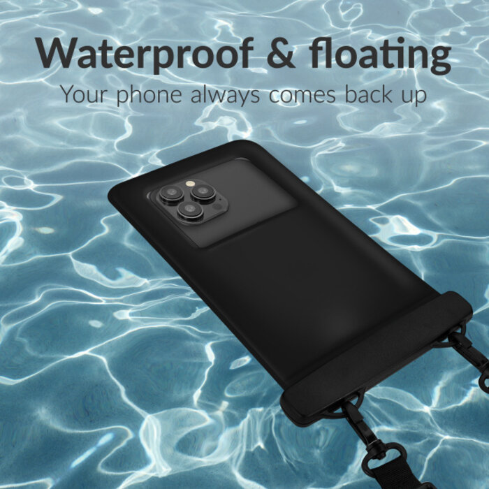 Mobilize Mobilize Universal Waterproof Floating Bag IP68 incl. Lanyard Black