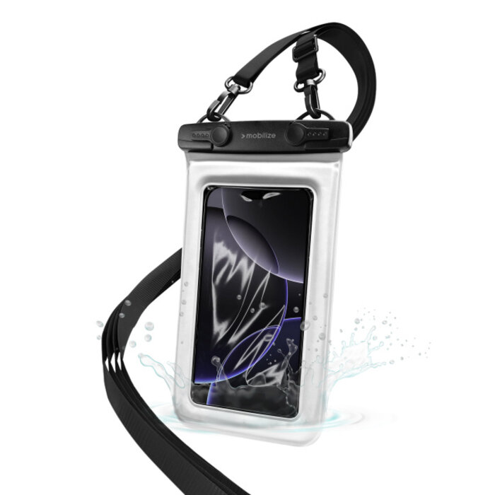 Mobilize Mobilize Universal Waterproof Floating Bag IP68 incl. Lanyard White