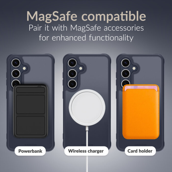 Mobilize Mobilize MagSafe Compatible Hybrid Case Samsung Galaxy S25 5G Blue