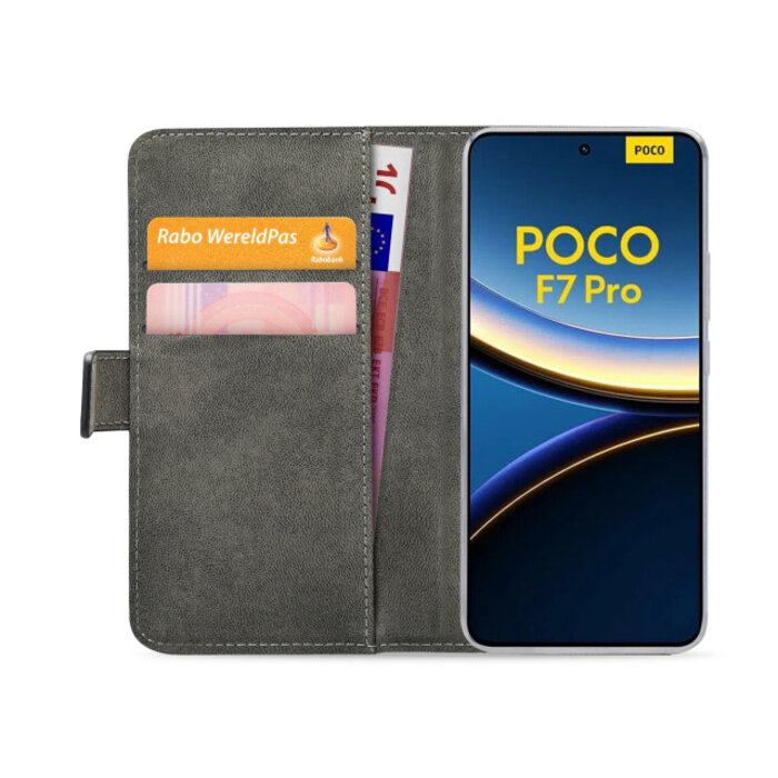 Mobilize Mobilize Classic Gelly Wallet Book Case Xiaomi Poco F7 Pro Black