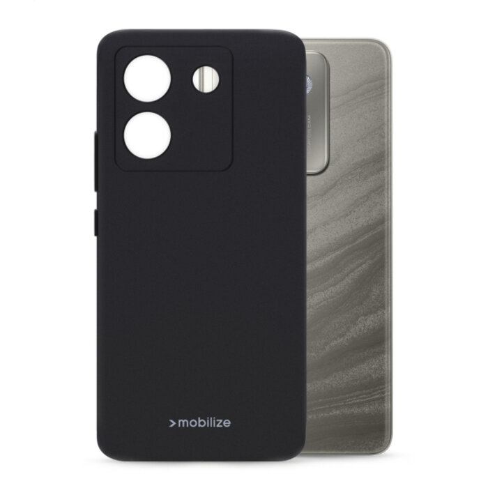 Mobilize Mobilize Rubber Gelly Case Xiaomi Poco M7 Pro 5G Matt Black