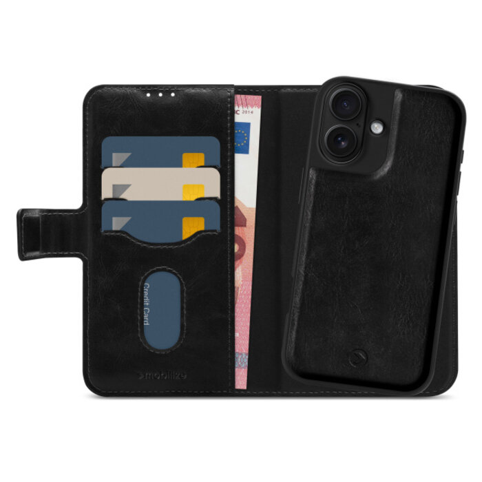 Mobilize Mobilize 2in1 Magsafe Compatible Gelly Wallet Case Apple iPhone 17 Black