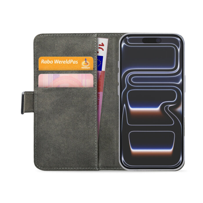Mobilize Mobilize Classic Gelly Wallet Book Case Apple iPhone 17 Pro Black