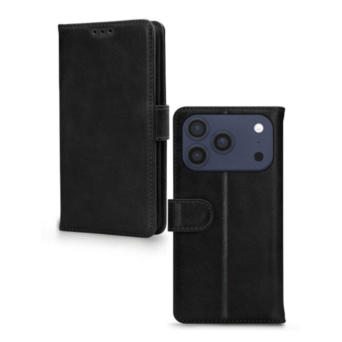 Mobilize Mobilize Leather Wallet Apple iPhone 17 Pro Black